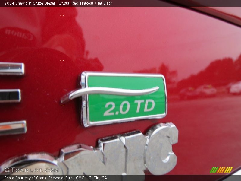 Crystal Red Tintcoat / Jet Black 2014 Chevrolet Cruze Diesel