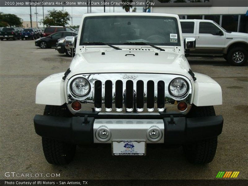 Stone White / Dark Slate Gray/Medium Slate Gray 2010 Jeep Wrangler Sahara 4x4