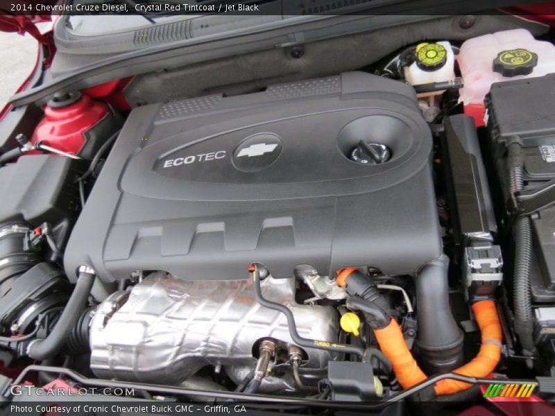 Crystal Red Tintcoat / Jet Black 2014 Chevrolet Cruze Diesel