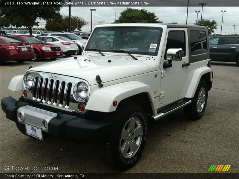 Stone White / Dark Slate Gray/Medium Slate Gray 2010 Jeep Wrangler Sahara 4x4