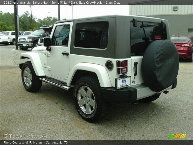 Stone White / Dark Slate Gray/Medium Slate Gray 2010 Jeep Wrangler Sahara 4x4