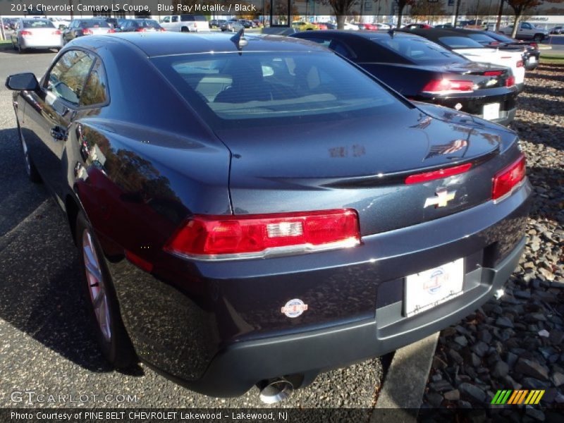 Blue Ray Metallic / Black 2014 Chevrolet Camaro LS Coupe