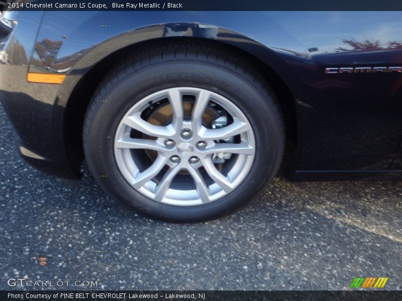 Blue Ray Metallic / Black 2014 Chevrolet Camaro LS Coupe