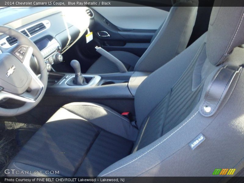 Blue Ray Metallic / Black 2014 Chevrolet Camaro LS Coupe