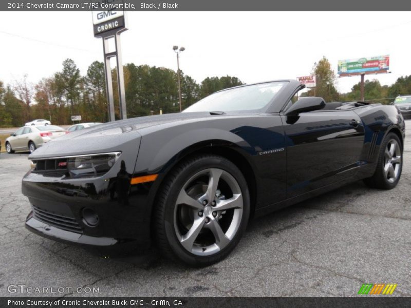 Black / Black 2014 Chevrolet Camaro LT/RS Convertible