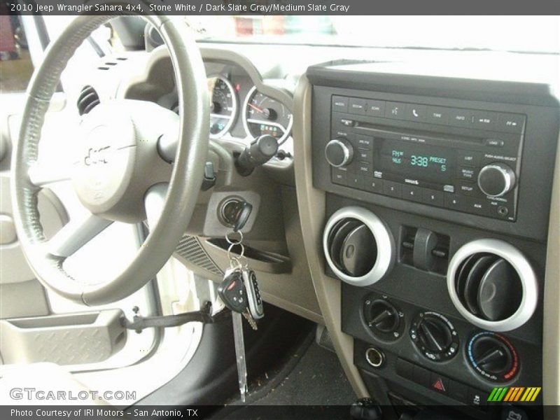 Stone White / Dark Slate Gray/Medium Slate Gray 2010 Jeep Wrangler Sahara 4x4