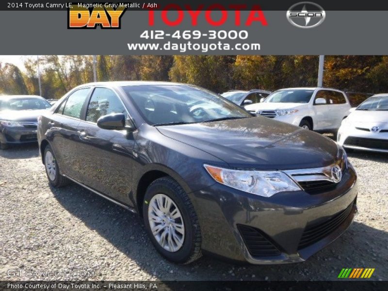 Magnetic Gray Metallic / Ash 2014 Toyota Camry LE