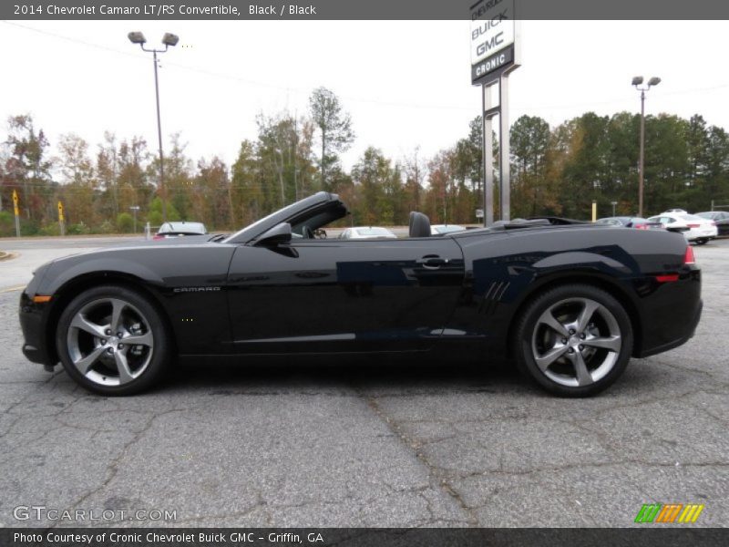 Black / Black 2014 Chevrolet Camaro LT/RS Convertible