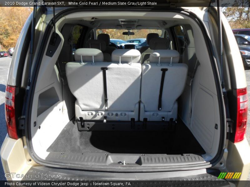 White Gold Pearl / Medium Slate Gray/Light Shale 2010 Dodge Grand Caravan SXT