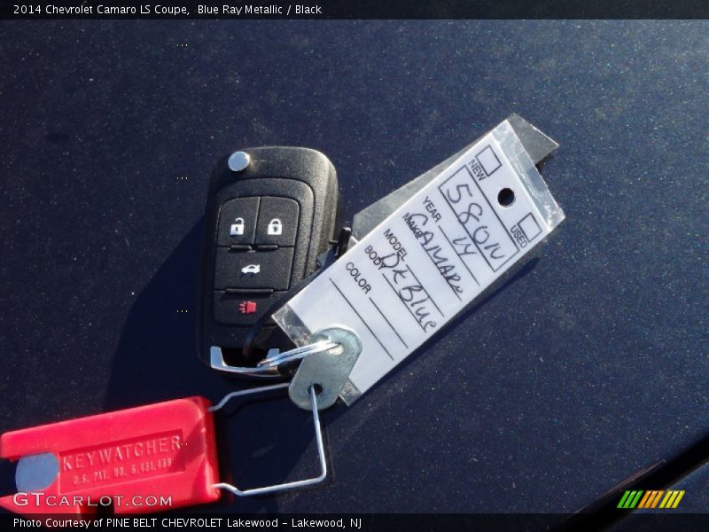 Blue Ray Metallic / Black 2014 Chevrolet Camaro LS Coupe