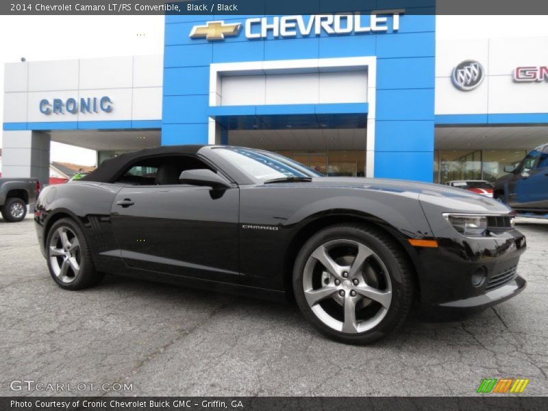 Black / Black 2014 Chevrolet Camaro LT/RS Convertible