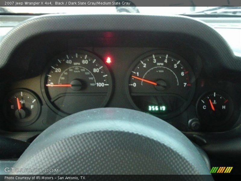 Black / Dark Slate Gray/Medium Slate Gray 2007 Jeep Wrangler X 4x4