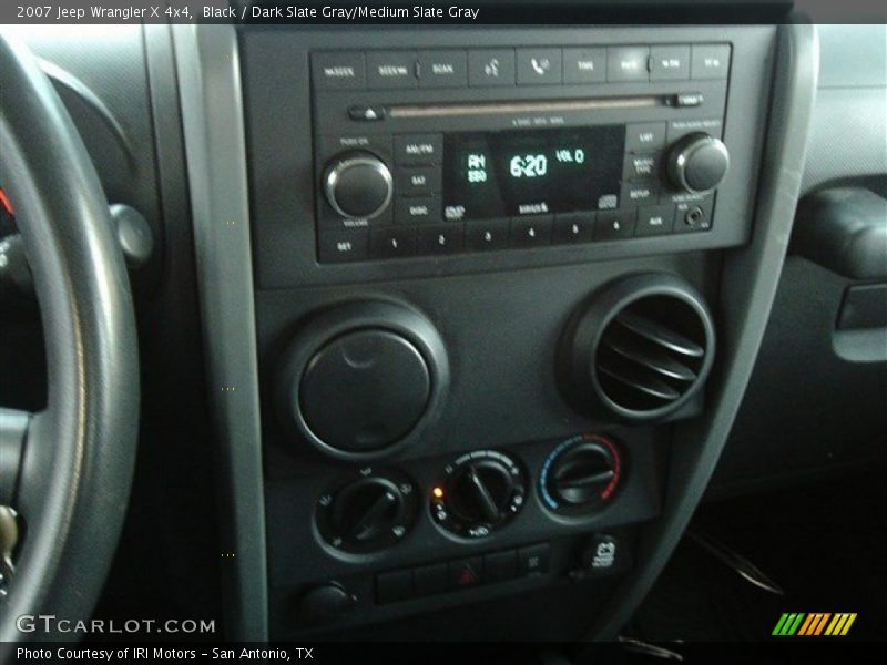 Black / Dark Slate Gray/Medium Slate Gray 2007 Jeep Wrangler X 4x4