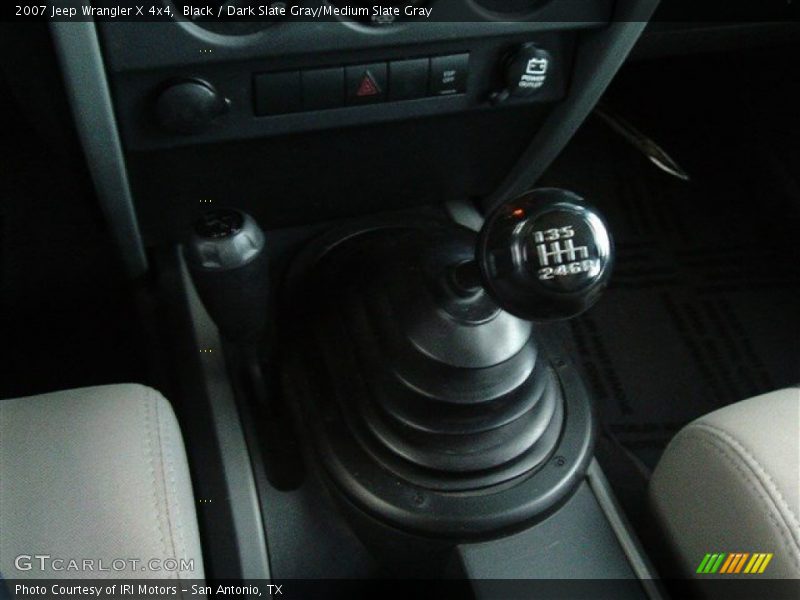 Black / Dark Slate Gray/Medium Slate Gray 2007 Jeep Wrangler X 4x4