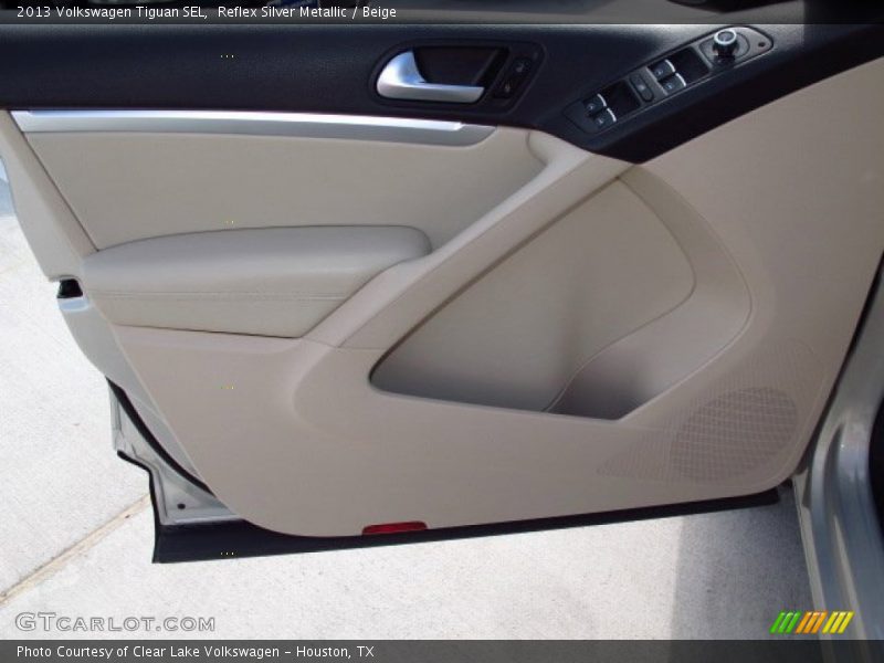Reflex Silver Metallic / Beige 2013 Volkswagen Tiguan SEL