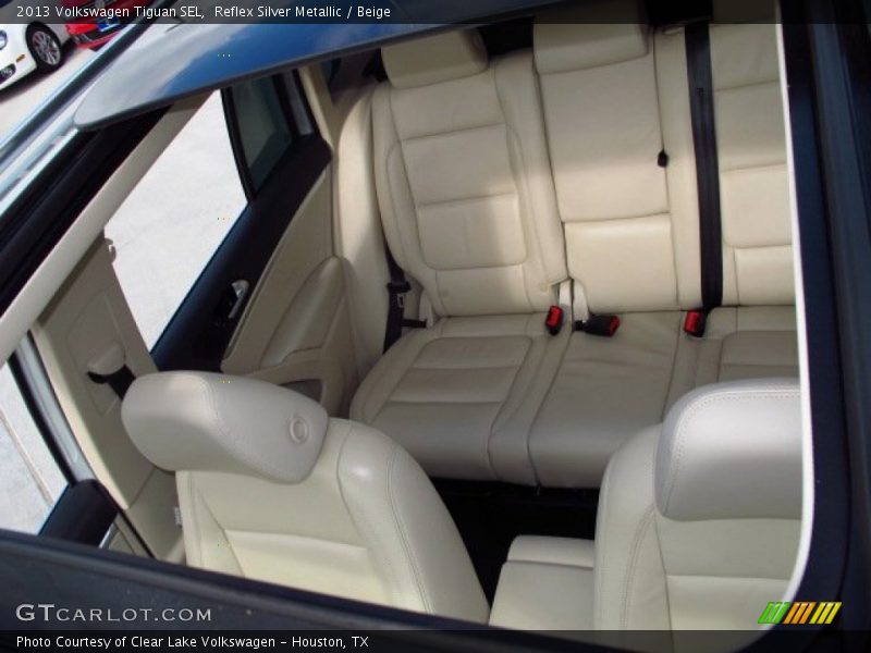 Reflex Silver Metallic / Beige 2013 Volkswagen Tiguan SEL