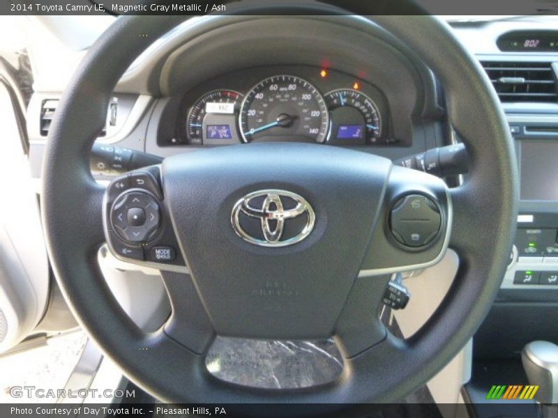 Magnetic Gray Metallic / Ash 2014 Toyota Camry LE