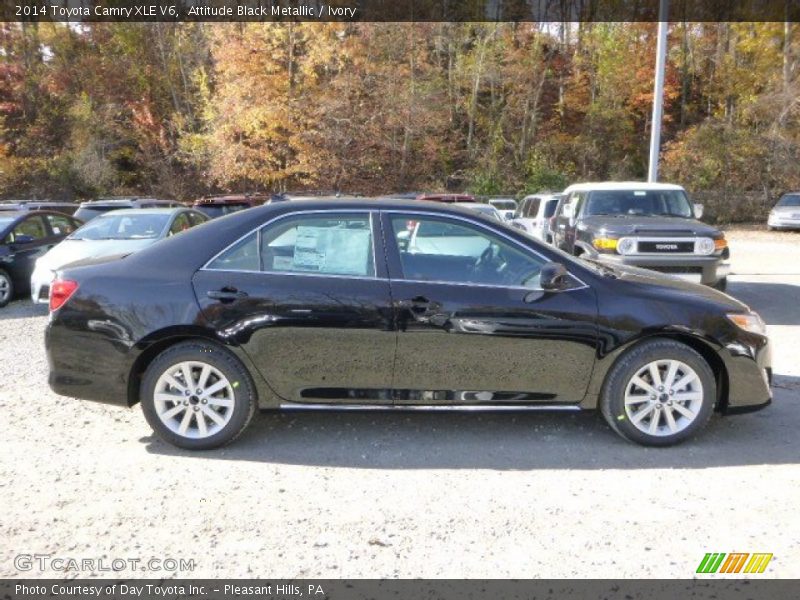 Attitude Black Metallic / Ivory 2014 Toyota Camry XLE V6
