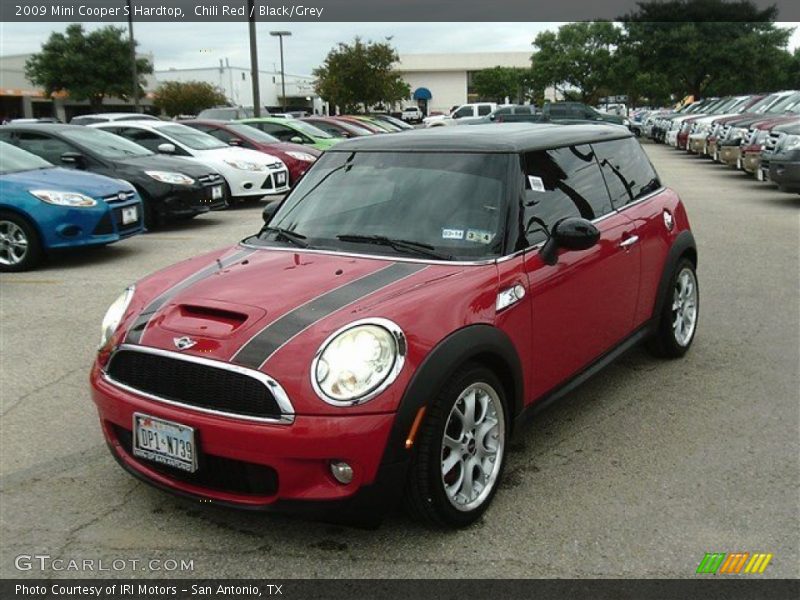 Chili Red / Black/Grey 2009 Mini Cooper S Hardtop