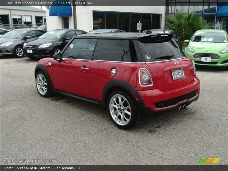 Chili Red / Black/Grey 2009 Mini Cooper S Hardtop