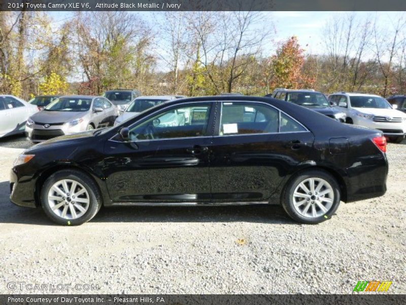 Attitude Black Metallic / Ivory 2014 Toyota Camry XLE V6