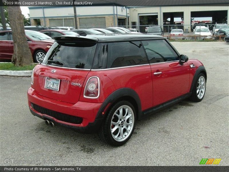 Chili Red / Black/Grey 2009 Mini Cooper S Hardtop
