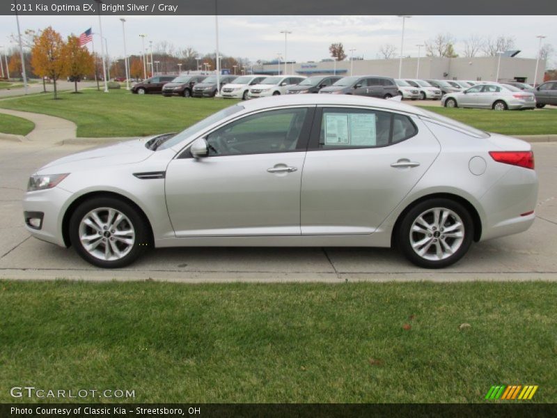 Bright Silver / Gray 2011 Kia Optima EX