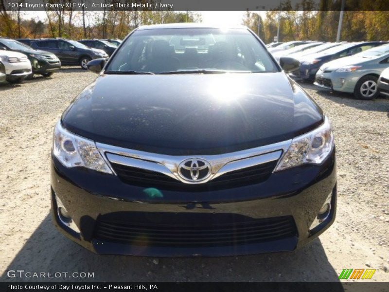 Attitude Black Metallic / Ivory 2014 Toyota Camry XLE V6