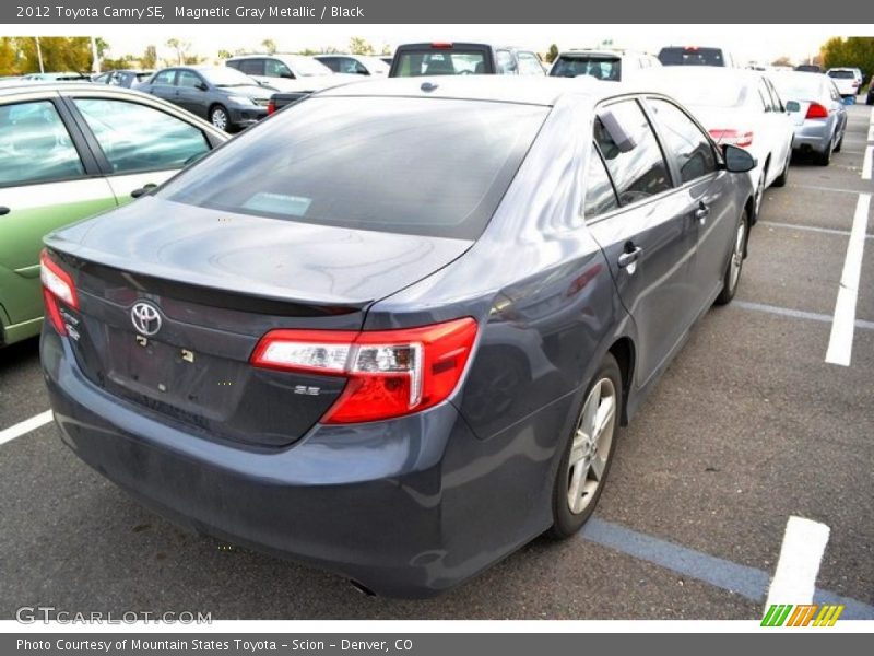Magnetic Gray Metallic / Black 2012 Toyota Camry SE