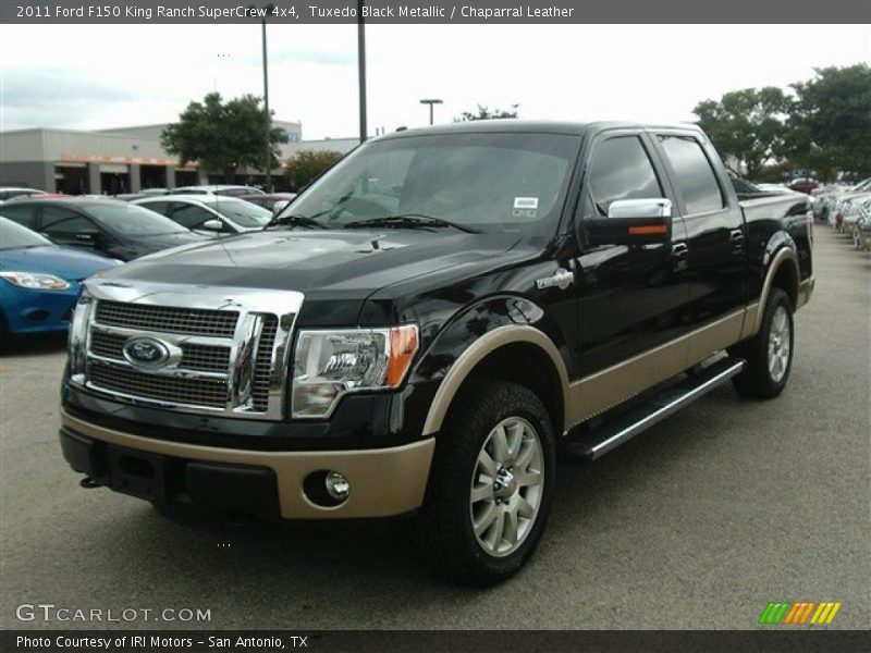 Tuxedo Black Metallic / Chaparral Leather 2011 Ford F150 King Ranch SuperCrew 4x4