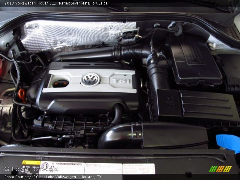 Reflex Silver Metallic / Beige 2013 Volkswagen Tiguan SEL