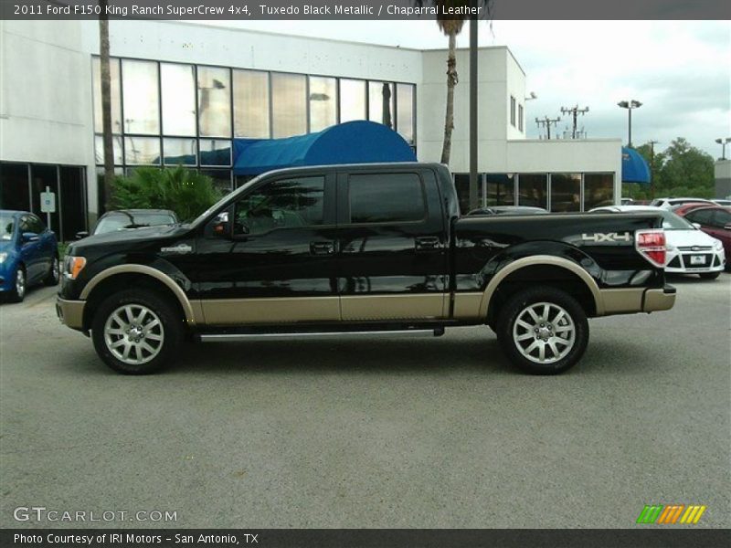 Tuxedo Black Metallic / Chaparral Leather 2011 Ford F150 King Ranch SuperCrew 4x4