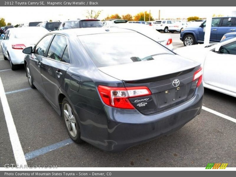 Magnetic Gray Metallic / Black 2012 Toyota Camry SE