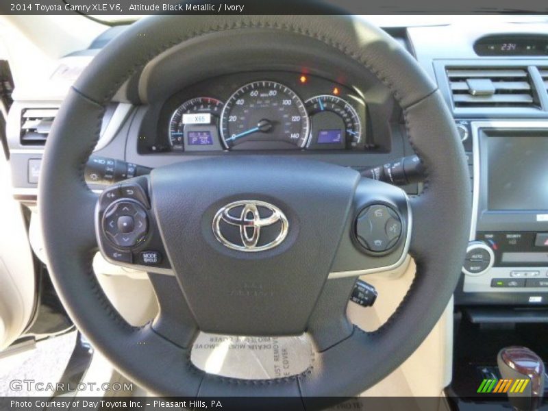Attitude Black Metallic / Ivory 2014 Toyota Camry XLE V6