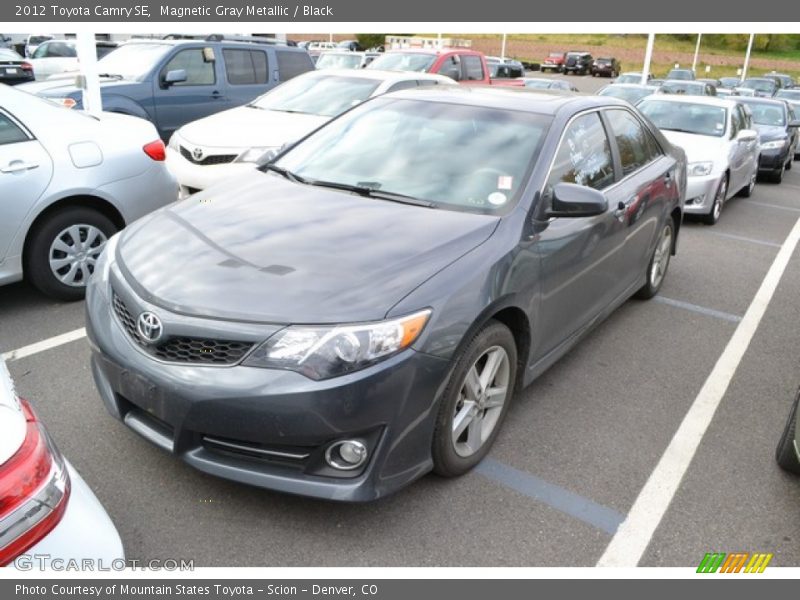 Magnetic Gray Metallic / Black 2012 Toyota Camry SE