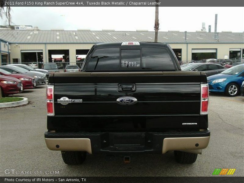 Tuxedo Black Metallic / Chaparral Leather 2011 Ford F150 King Ranch SuperCrew 4x4