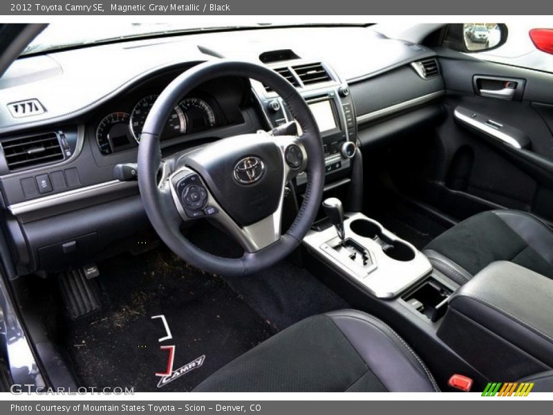 Magnetic Gray Metallic / Black 2012 Toyota Camry SE