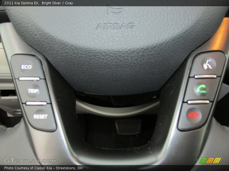 Bright Silver / Gray 2011 Kia Optima EX