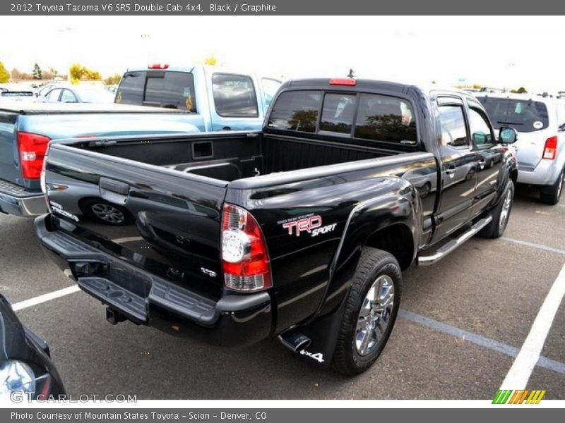Black / Graphite 2012 Toyota Tacoma V6 SR5 Double Cab 4x4