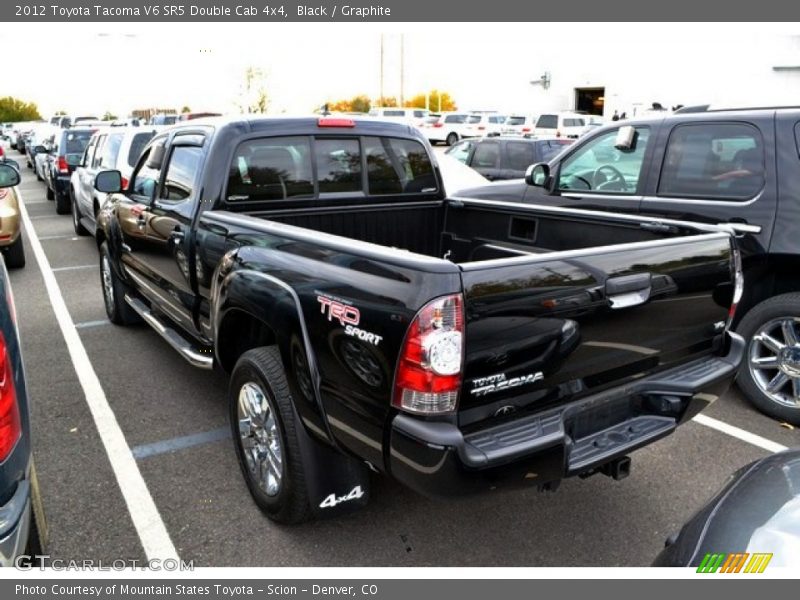 Black / Graphite 2012 Toyota Tacoma V6 SR5 Double Cab 4x4