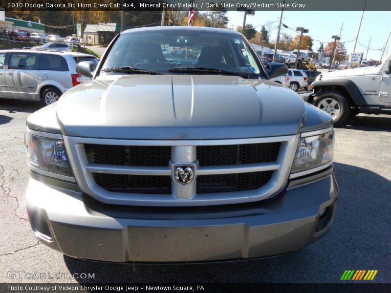 Mineral Gray Metallic / Dark Slate Gray/Medium Slate Gray 2010 Dodge Dakota Big Horn Crew Cab 4x4