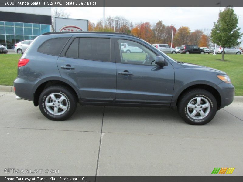 Slate Blue / Beige 2008 Hyundai Santa Fe GLS 4WD