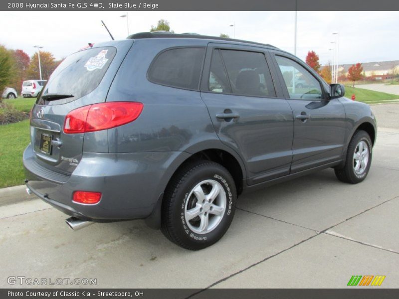 Slate Blue / Beige 2008 Hyundai Santa Fe GLS 4WD