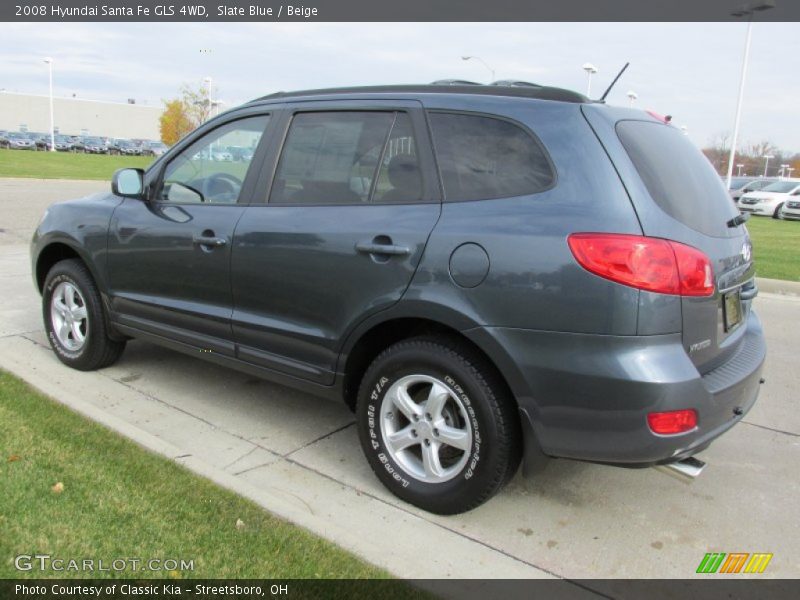Slate Blue / Beige 2008 Hyundai Santa Fe GLS 4WD
