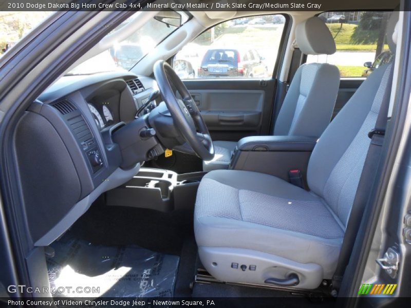 Mineral Gray Metallic / Dark Slate Gray/Medium Slate Gray 2010 Dodge Dakota Big Horn Crew Cab 4x4