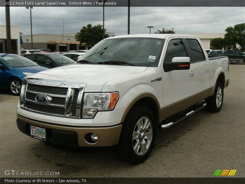 Oxford White / Pale Adobe 2011 Ford F150 Lariat SuperCrew