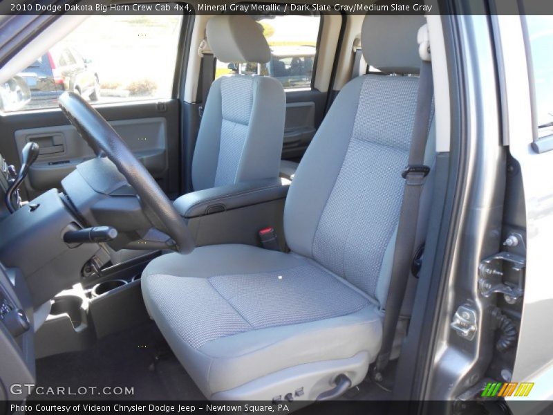 Mineral Gray Metallic / Dark Slate Gray/Medium Slate Gray 2010 Dodge Dakota Big Horn Crew Cab 4x4