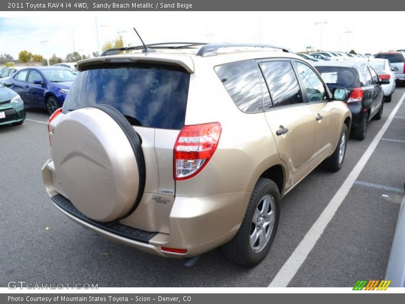 Sandy Beach Metallic / Sand Beige 2011 Toyota RAV4 I4 4WD