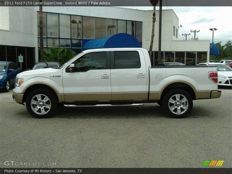 Oxford White / Pale Adobe 2011 Ford F150 Lariat SuperCrew