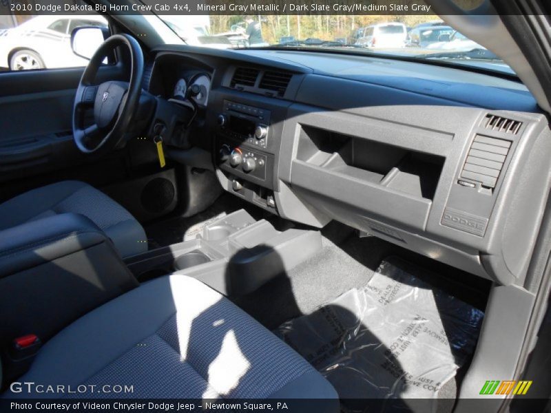 Mineral Gray Metallic / Dark Slate Gray/Medium Slate Gray 2010 Dodge Dakota Big Horn Crew Cab 4x4